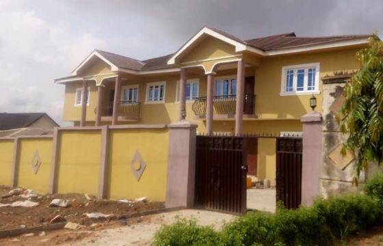 Residential twin duplex at General Gas, Ibadan