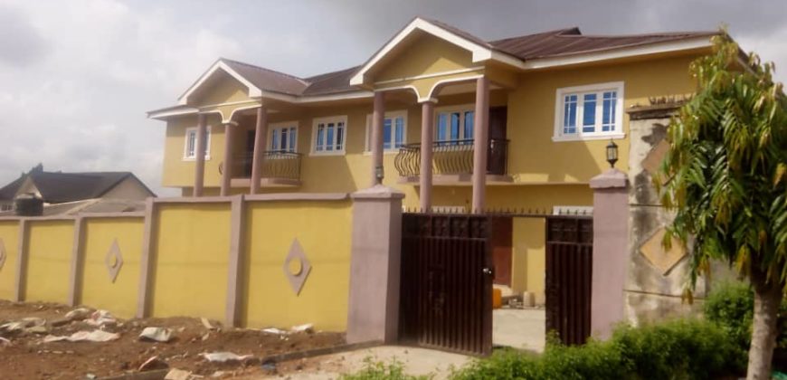 Residential twin duplex at General Gas, Ibadan